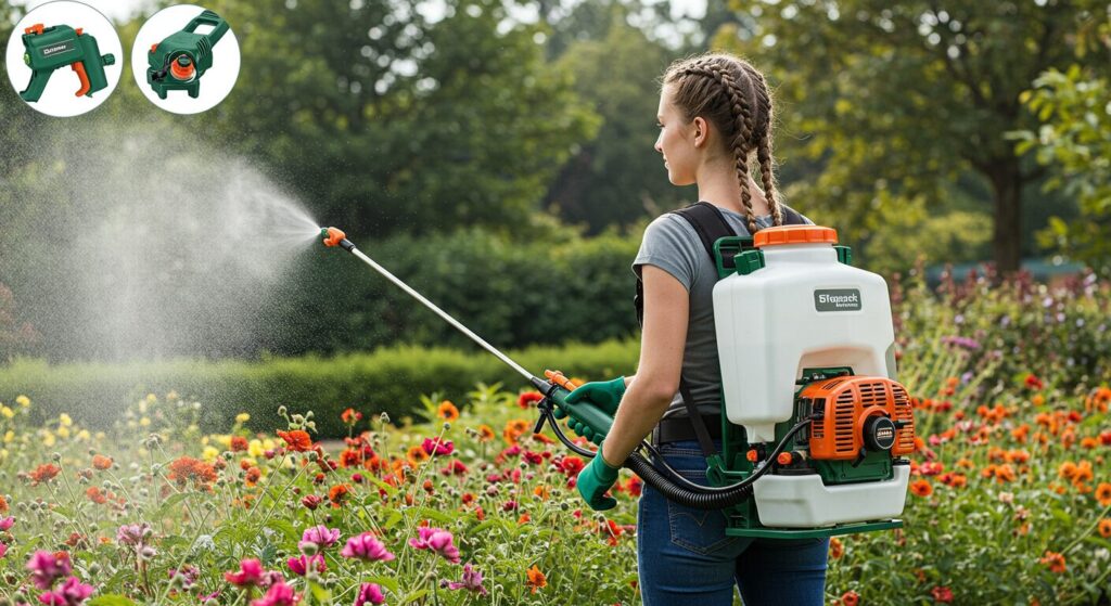 knapsack power sprayer